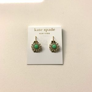 Kate Spade Blue Floral Drop Earrings